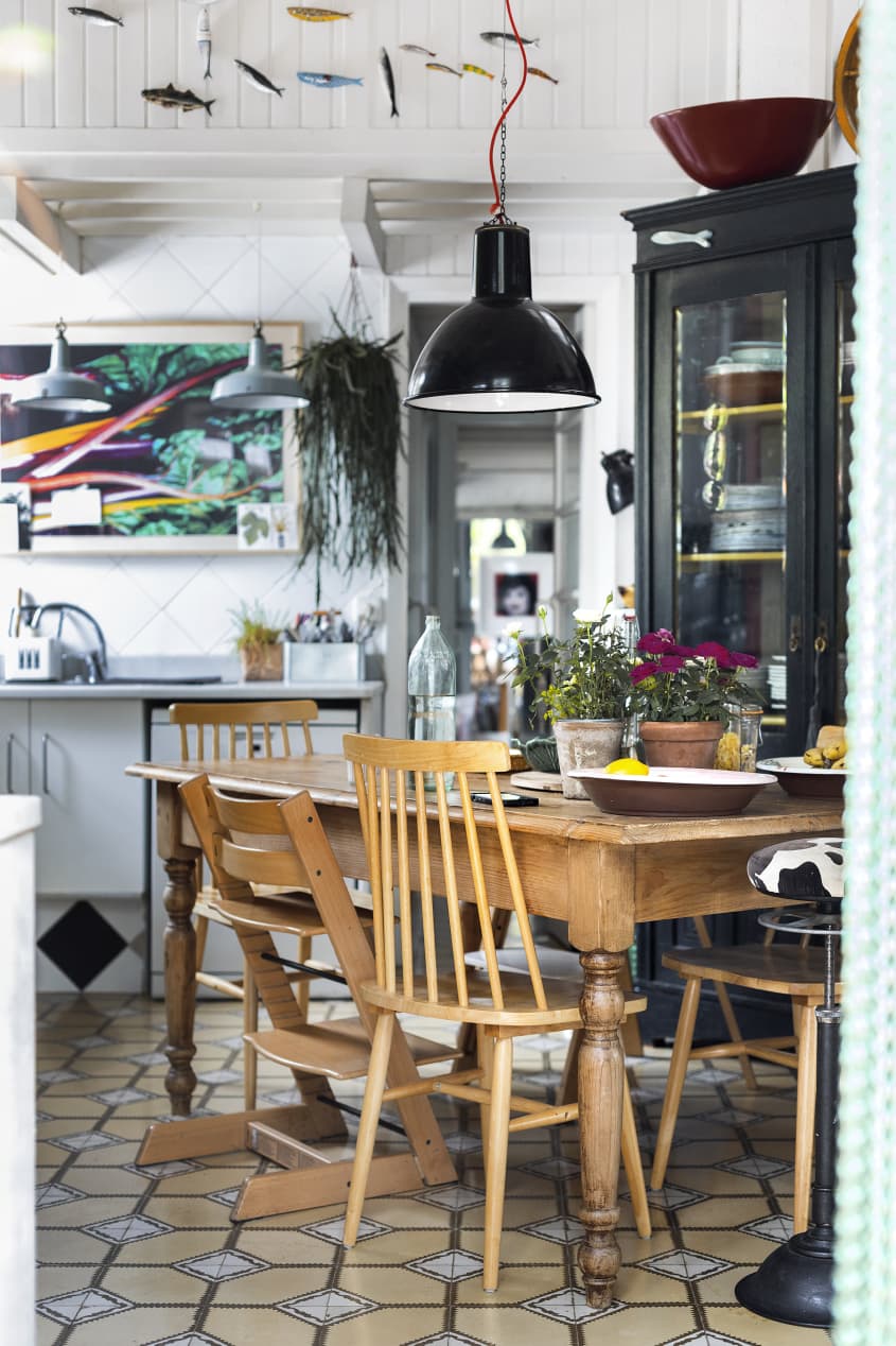 An AllWhite Converted Art Studio Makes a Charming Family Home